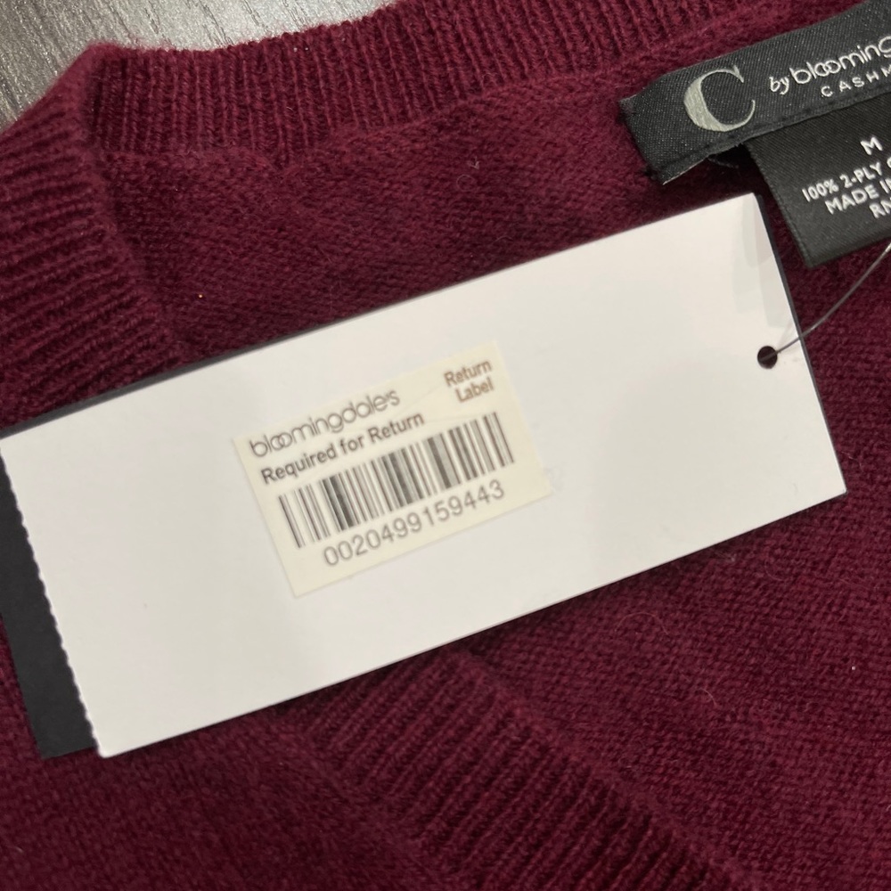 Men’s cashmere Bloomingdales sweater - Picture 3 of 4